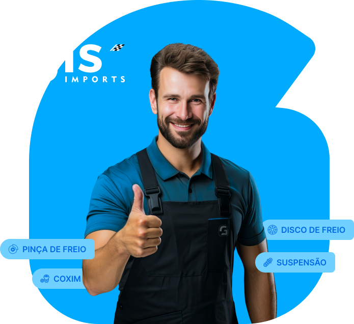 Overlay azul com carro